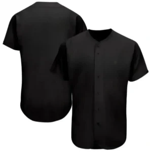Blank Black Baseball Jersey