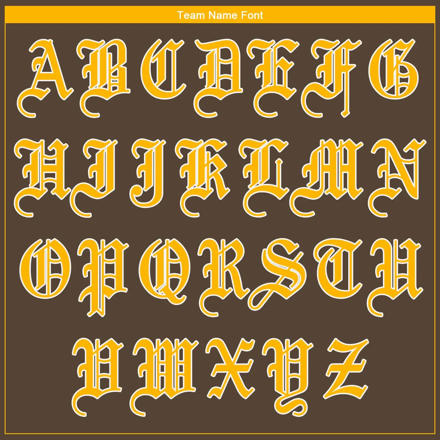 Custom Brown Baseball Jersey with Gold-White - Image 2